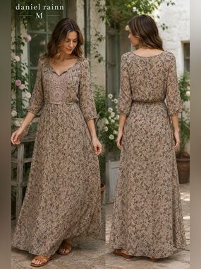 rosalita sheer maxi dress Rosalina Sheer Maxi Dress Pink